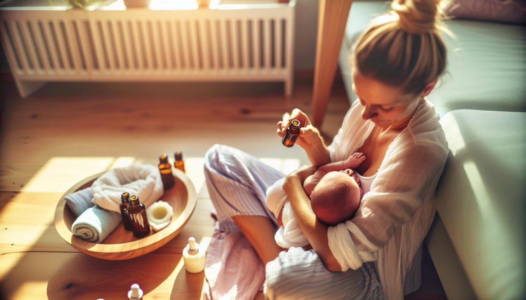 Postpartum Essential Oils Guide for Relaxation and Healing Support