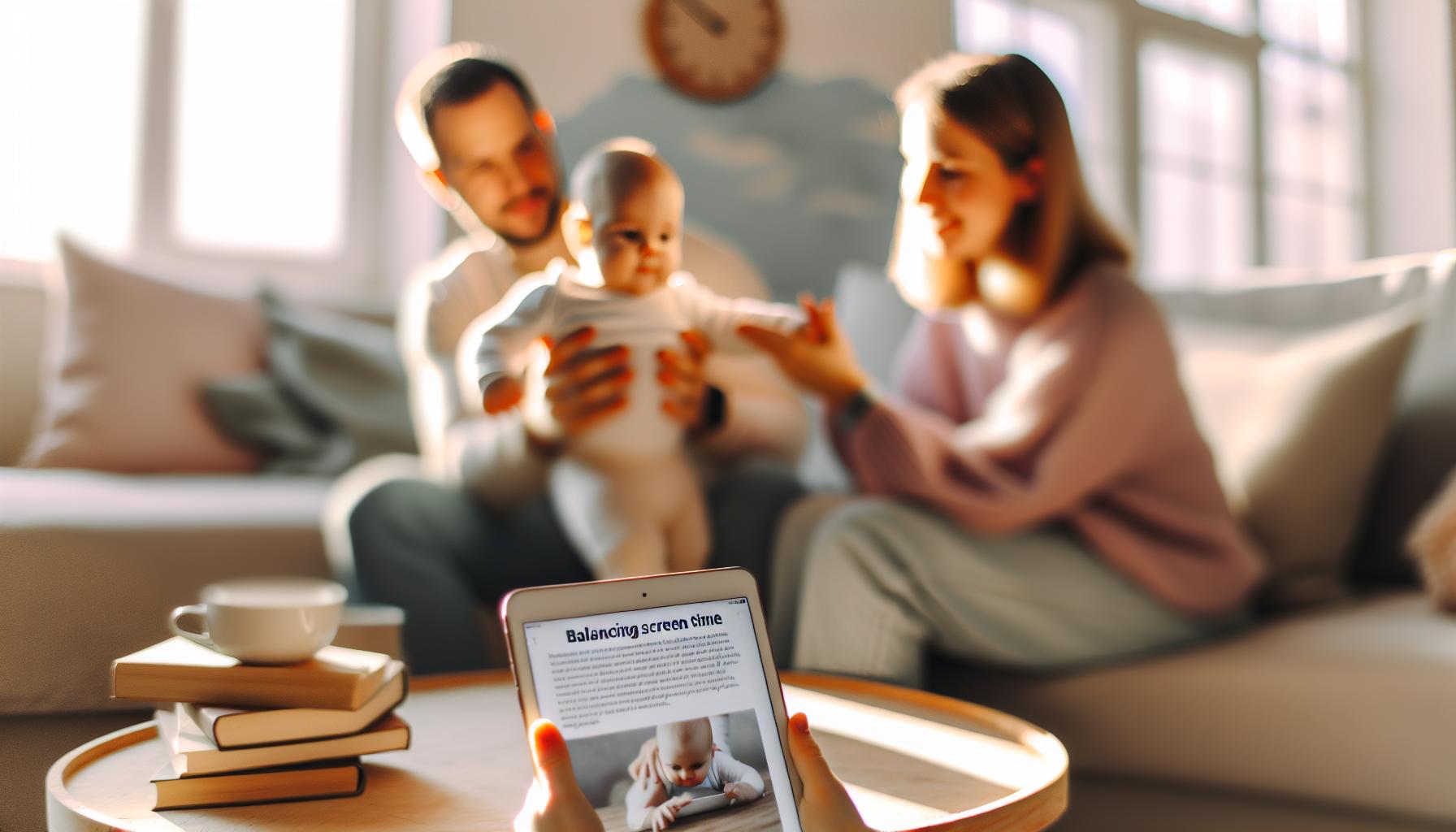 Balancing screen Time: How Much is Too Much for your Baby?