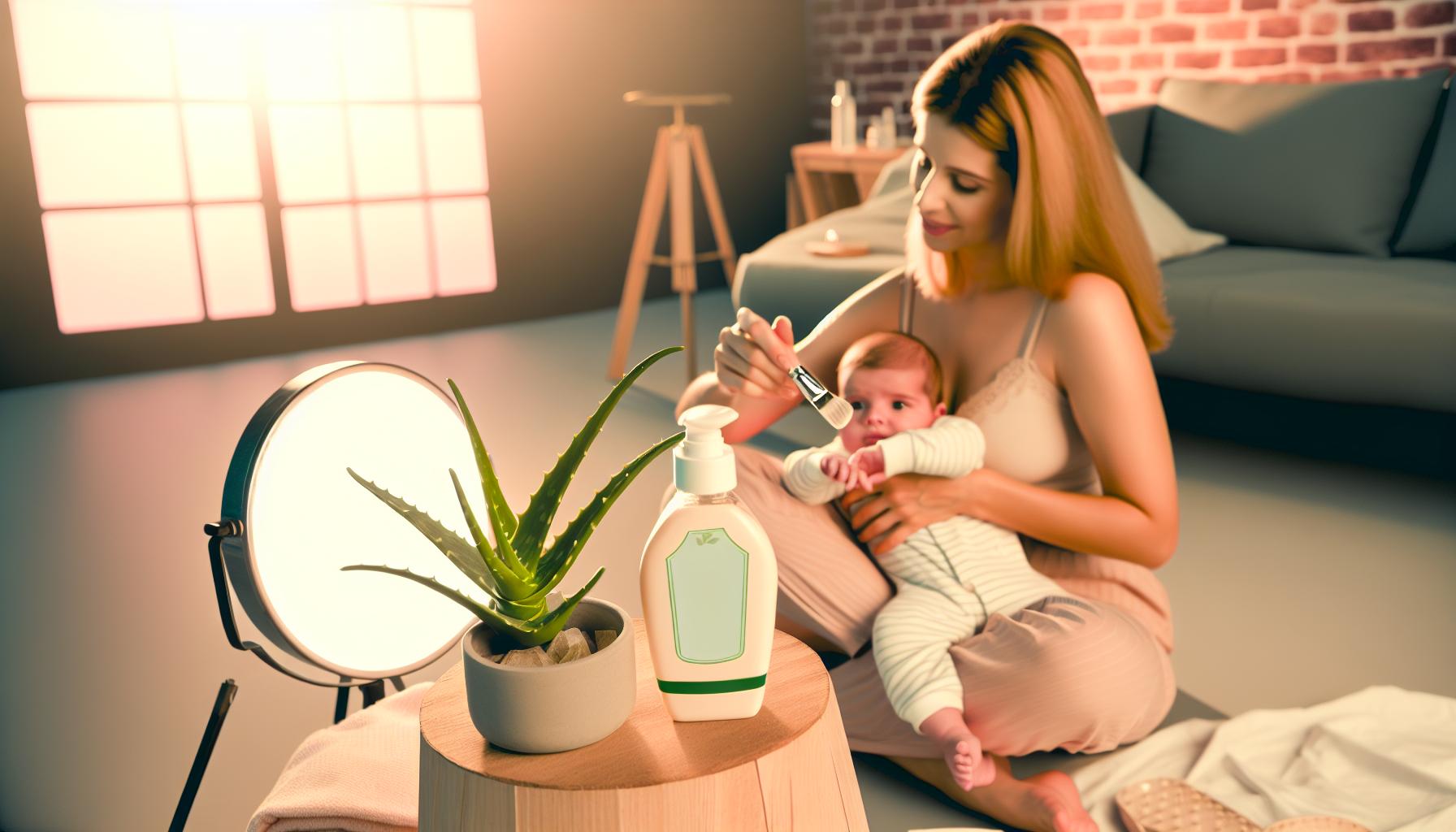 Beyond Just Comfort: The skin Benefits of Aloe Vera for New Moms
