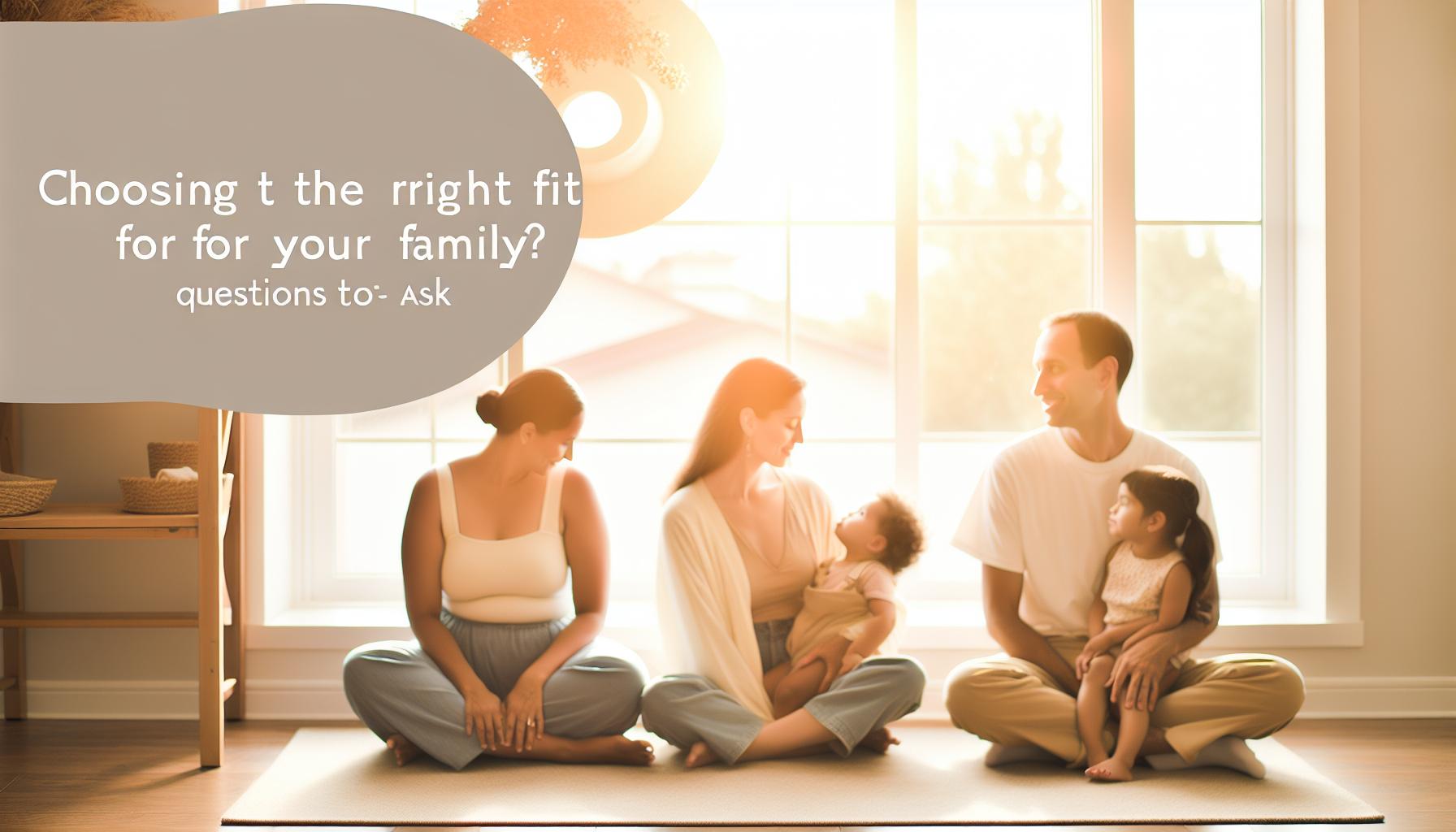 Choosing the Right Fit for Your Family: Questions to Ask