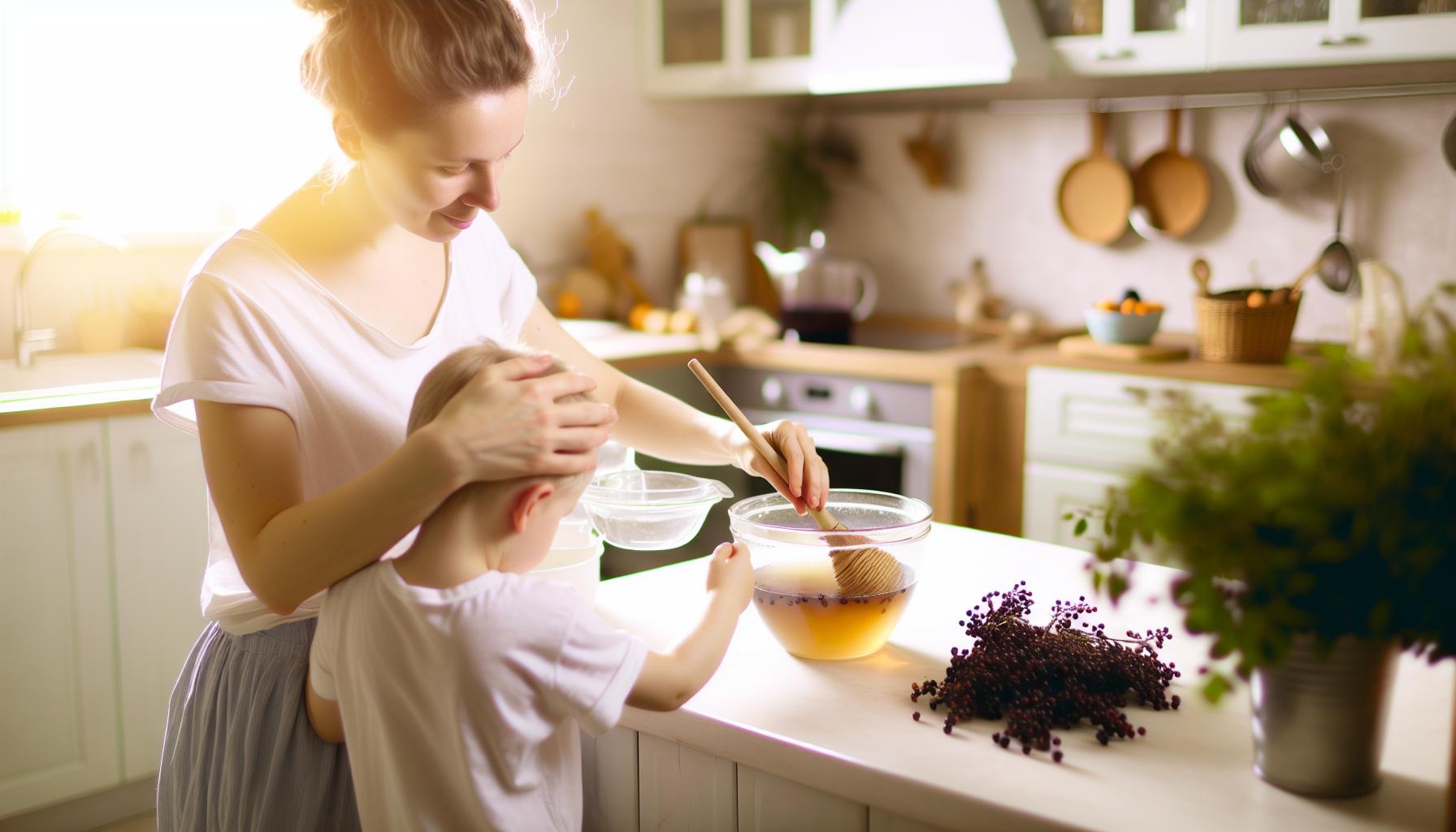 Crafting Your Own Elderberry Syrup: Simple Recipes for Busy Moms