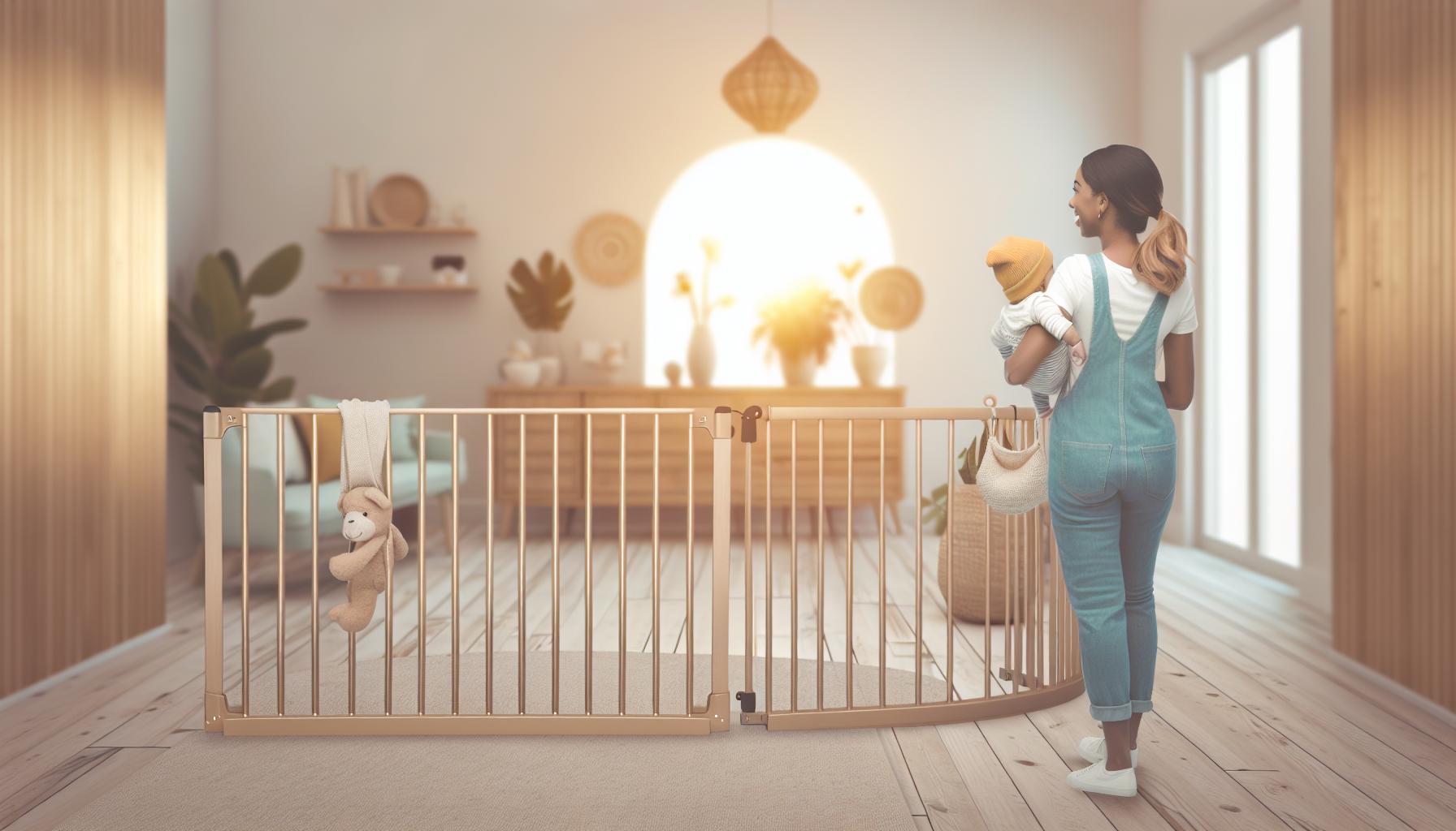 DIY Baby Gate for Large Openings: Safe and Stylish Solutions for Your Home 6 customizing Your Baby gate to Match Your Home Decor