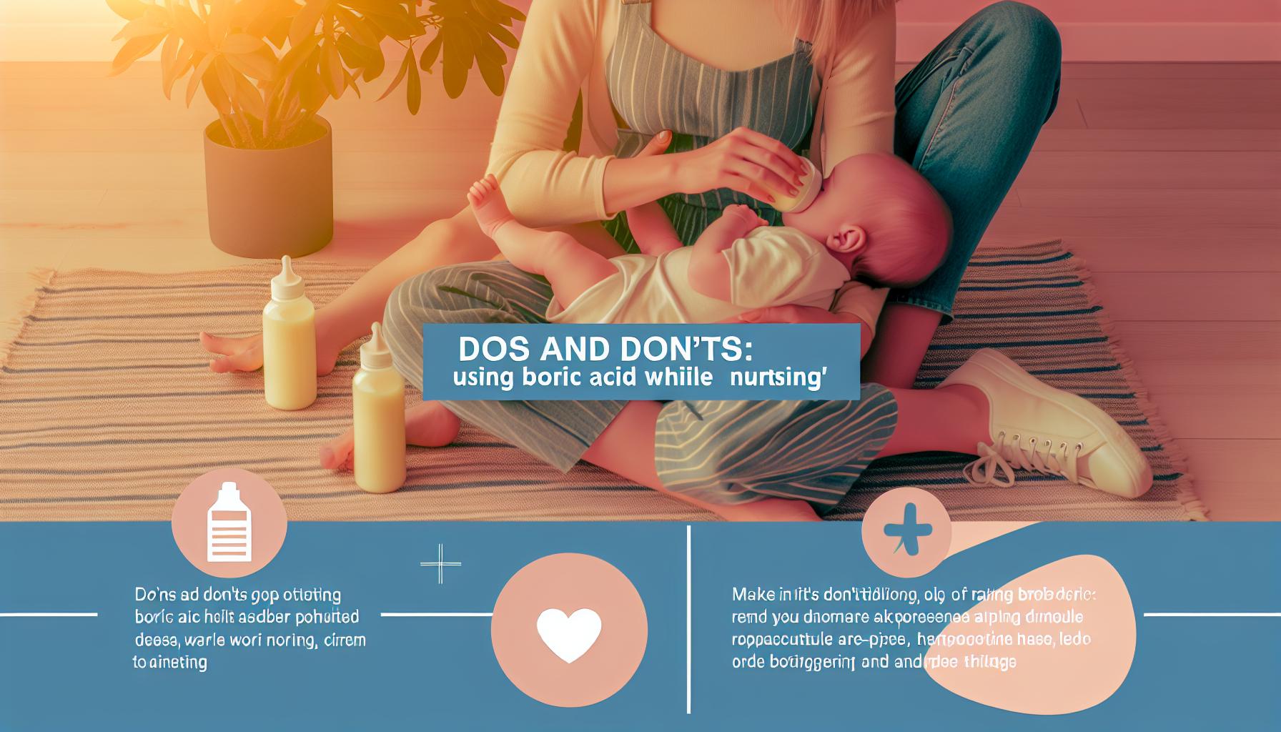 Dos and Don'ts: Using Boric Acid While Nursing