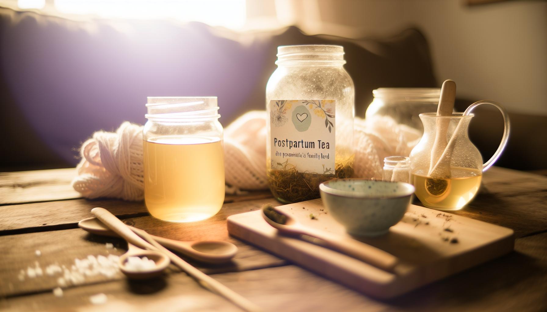Essential ingredients for Your DIY Postpartum Tea Blend