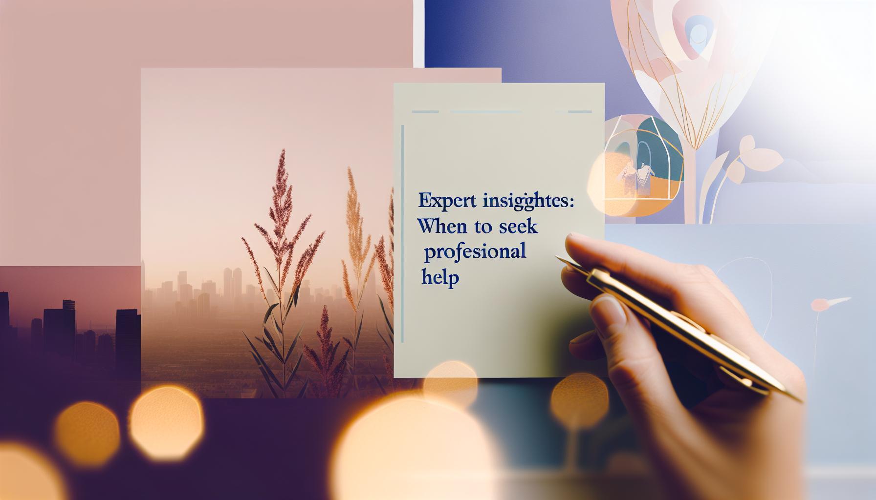 Expert Insights: When to Seek⁤ Professional Help