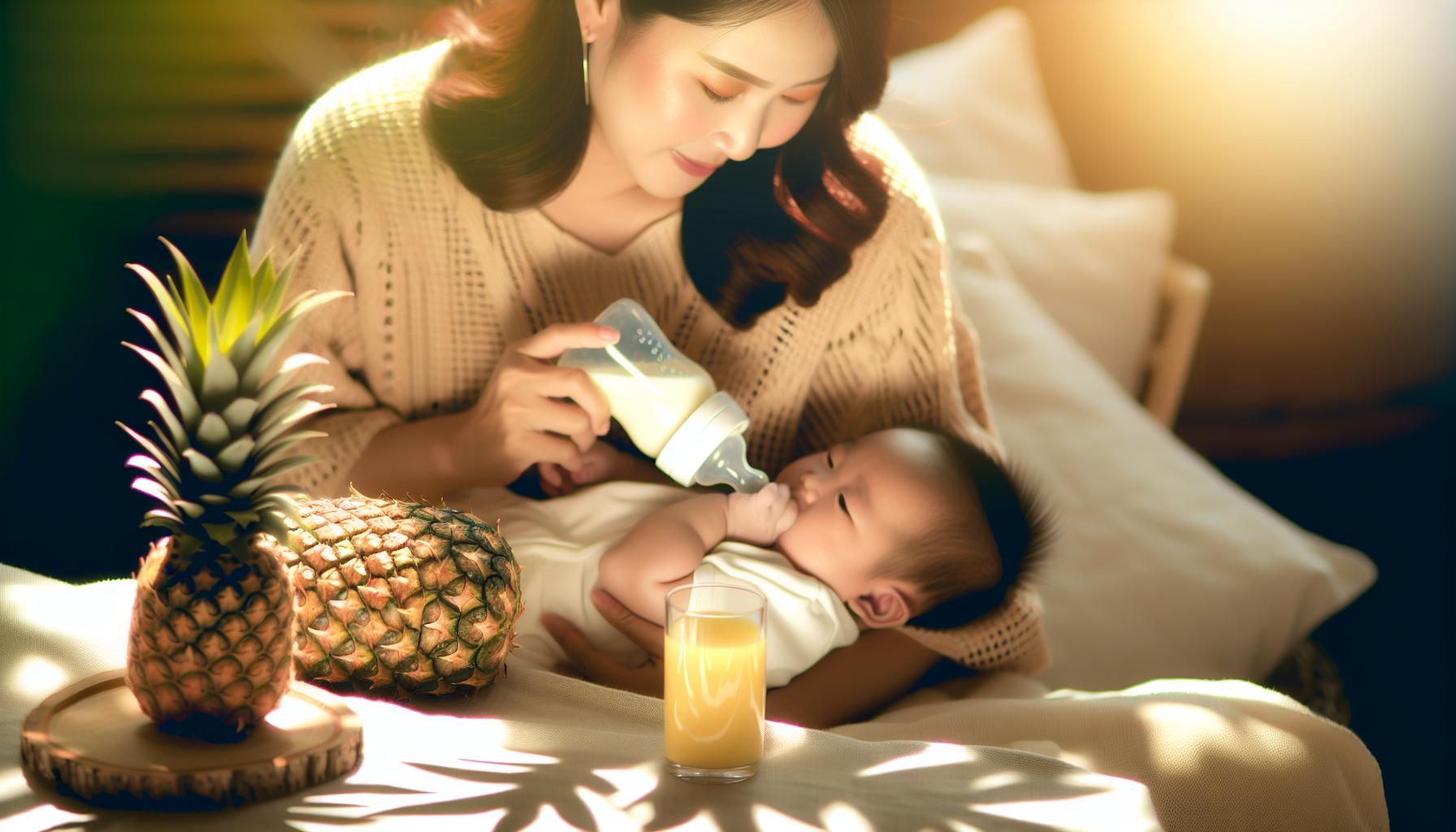 Can You Eat Pineapple While Breastfeeding? Benefits and Precautions 5 The Impact of Pineapple on Breastmilk Taste and Baby’s Response