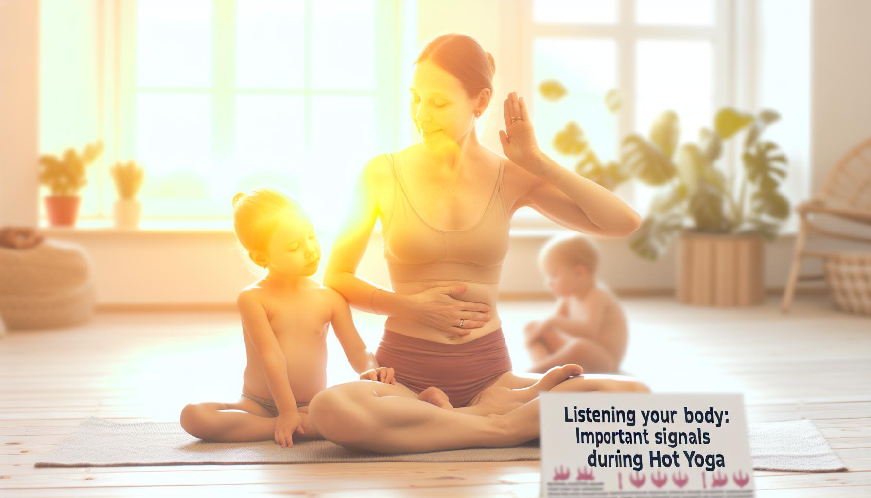 Hot Yoga Breastfeeding: Balancing Fitness and Lactation 4 Listening to Your Body: Important Signals During Hot Yoga