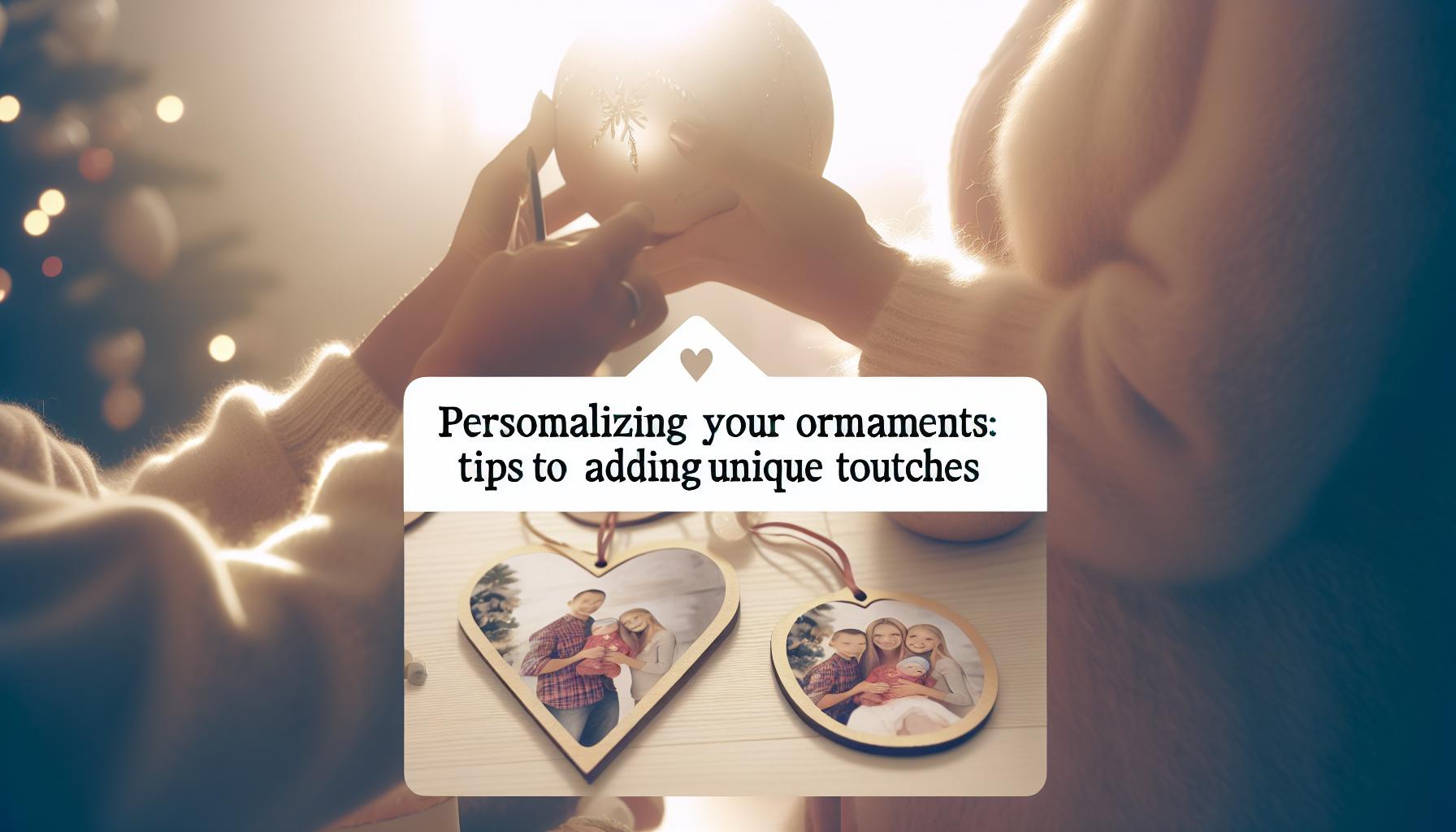 Personalizing your Ornaments: Tips for Adding Unique Touches