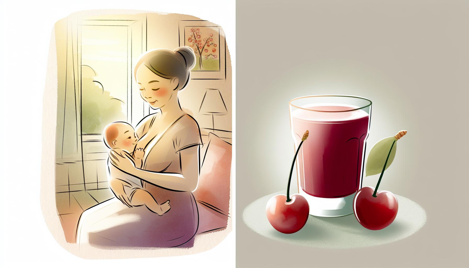 Potential benefits for Nursing Mothers: Is Tart Cherry Juice a Good Choice?