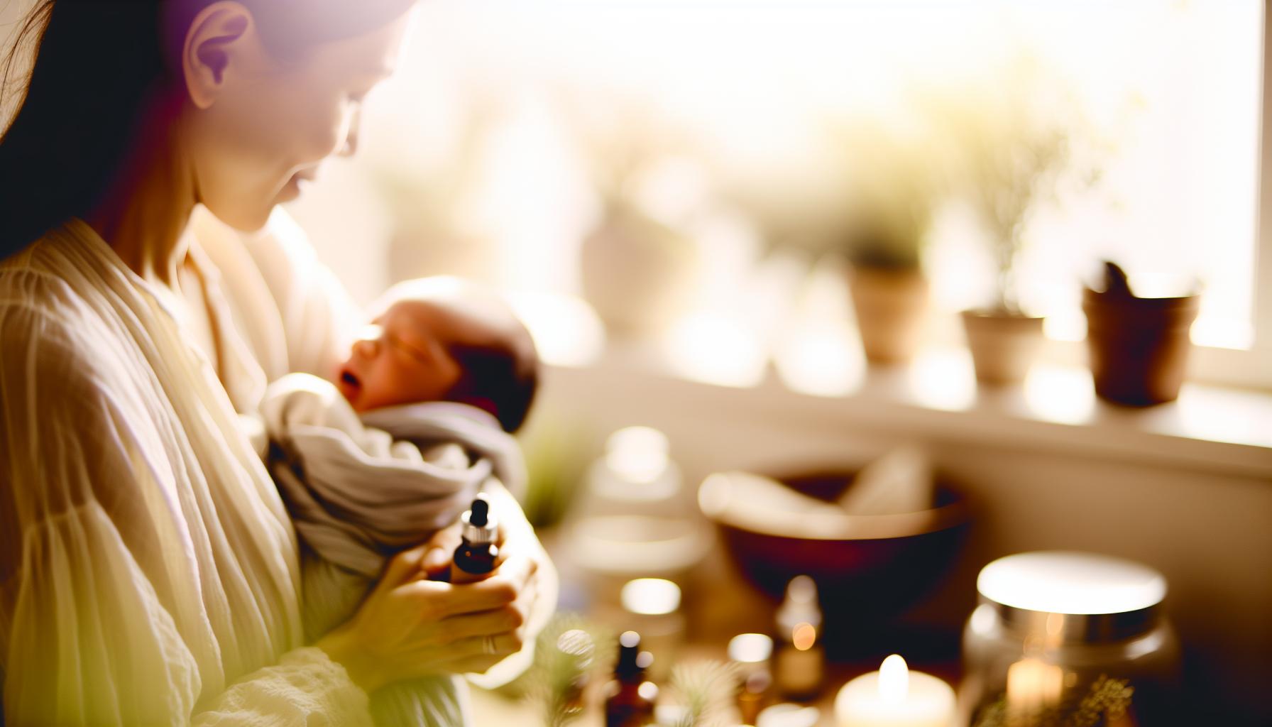 Safe Essential Oils to Use During the Postpartum Period