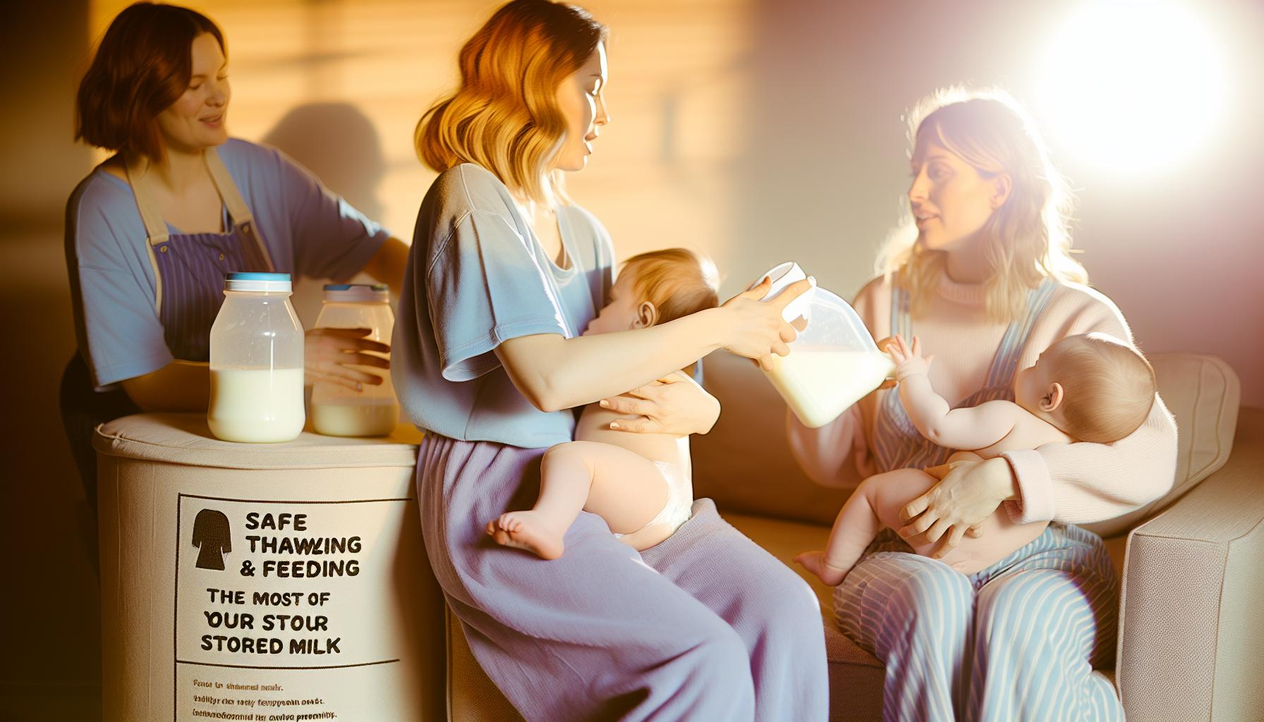Safe Thawing and Feeding: Making the Most of Your Stored milk