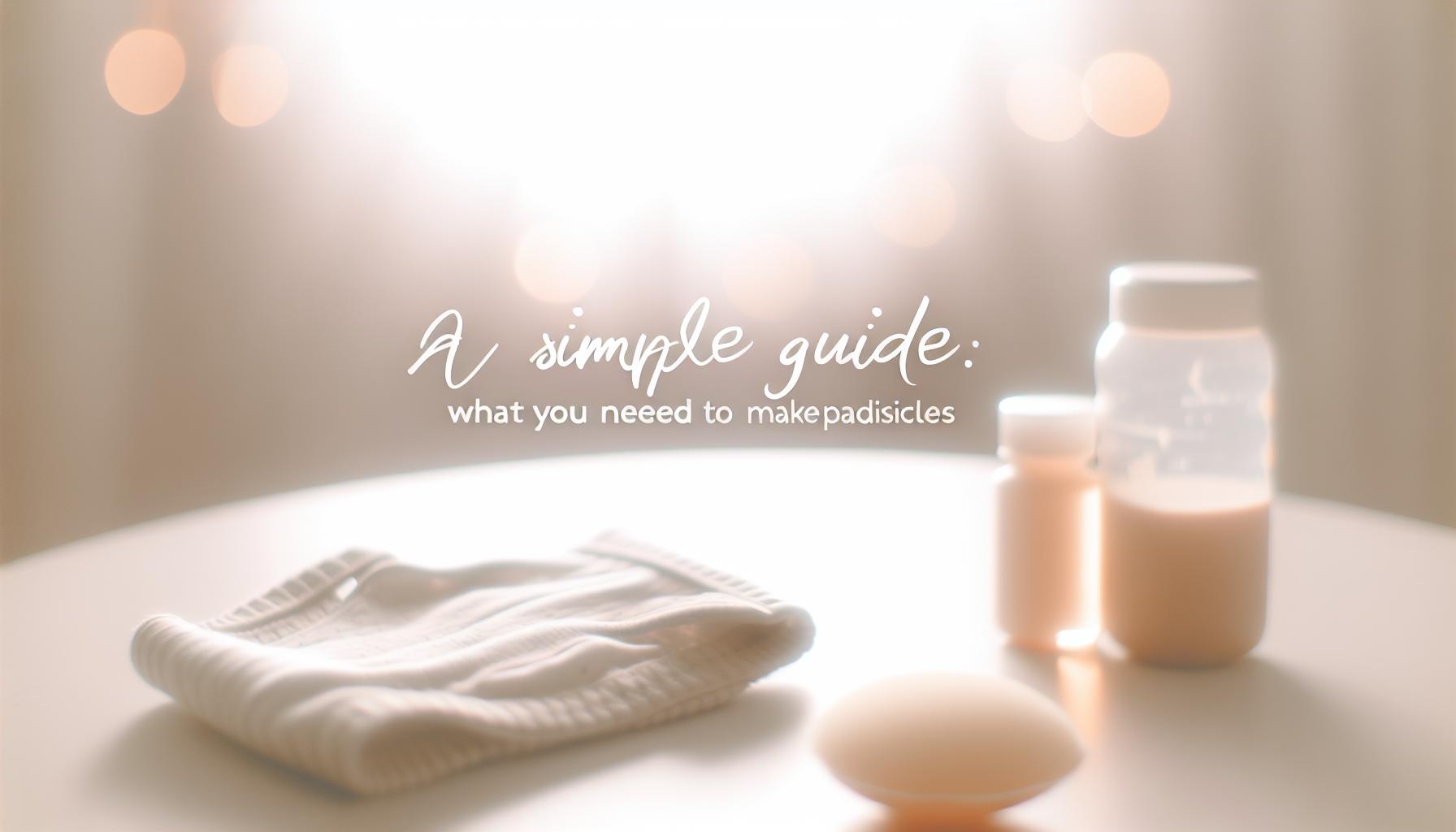 A Simple Guide: What You Need to Make Padsicles