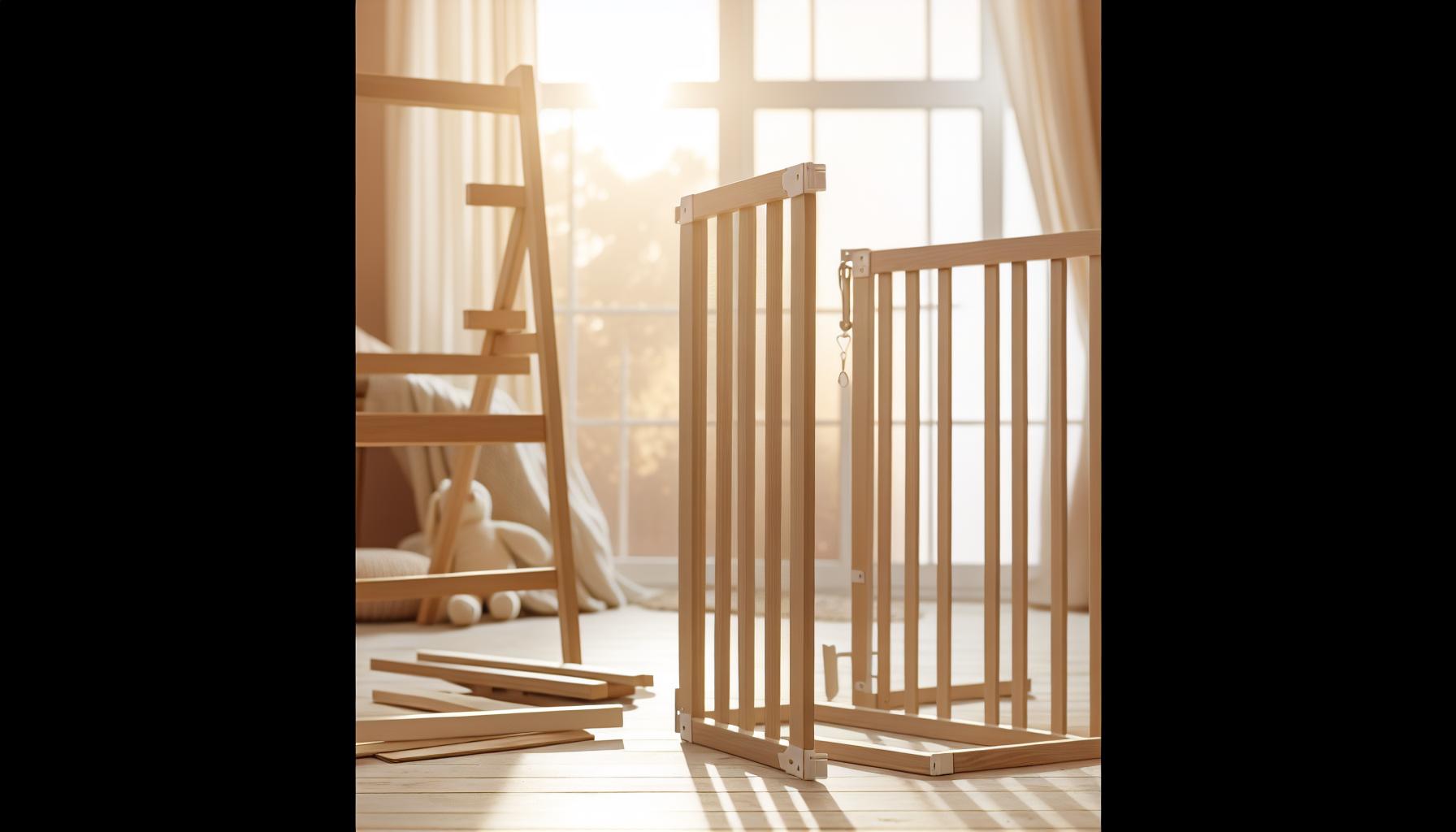 DIY Baby Gate for Large Openings: Safe and Stylish Solutions for Your Home 4 Step-by-Step guide to Building a Stylish Baby Gate